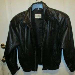 THE LEATHER WAREHOUSE 100% 1980'S MENS LEATHER EUC